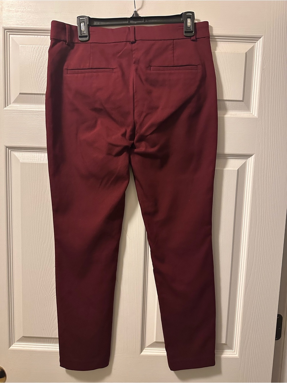 Women’s LOFT Burgundy Skinny Ankle Pants - Size 10